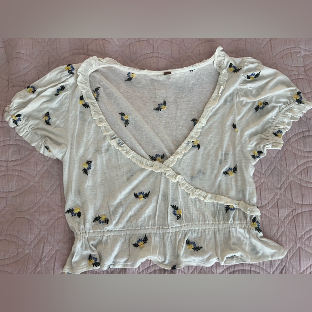 Free People full bloom ruffle top